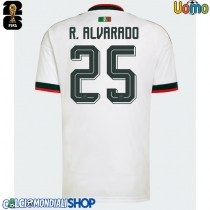Maglie da calcio Messico Roberto Alvarado #25 Seconda Maglia Mondiali 2026  Manica Corta